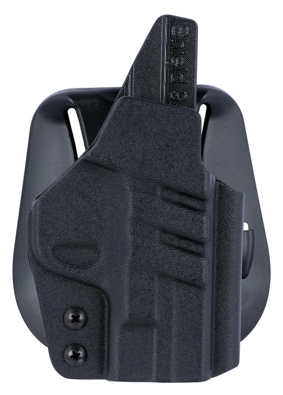 1791 Gunleather TACPDHOWBSHIELDBLKR Tactical Kydex  OWB Black Kyd