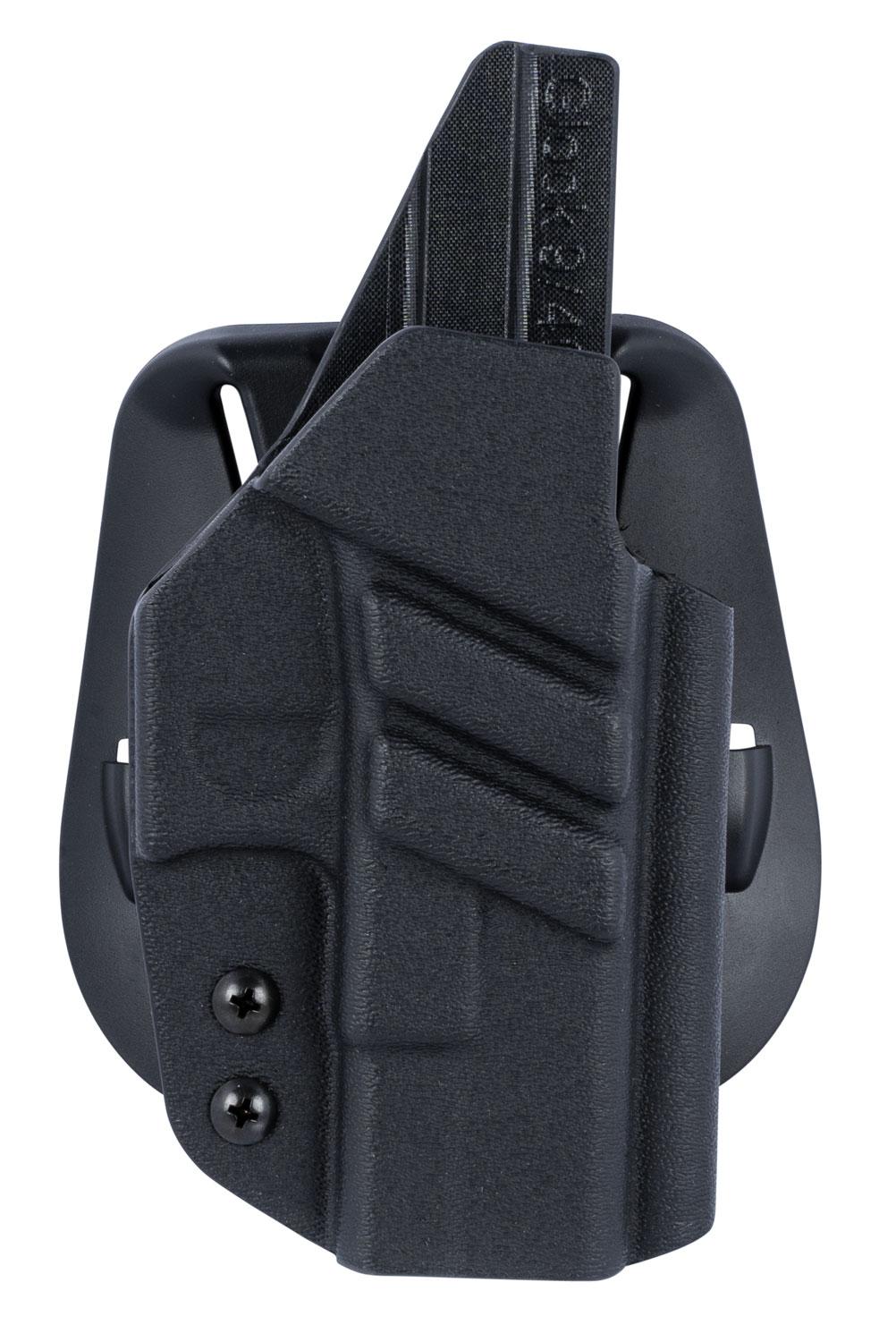 1791 Gunleather TACPDHOWBGLOCKBLKR Tactical Kydex  OWB Black Kyde