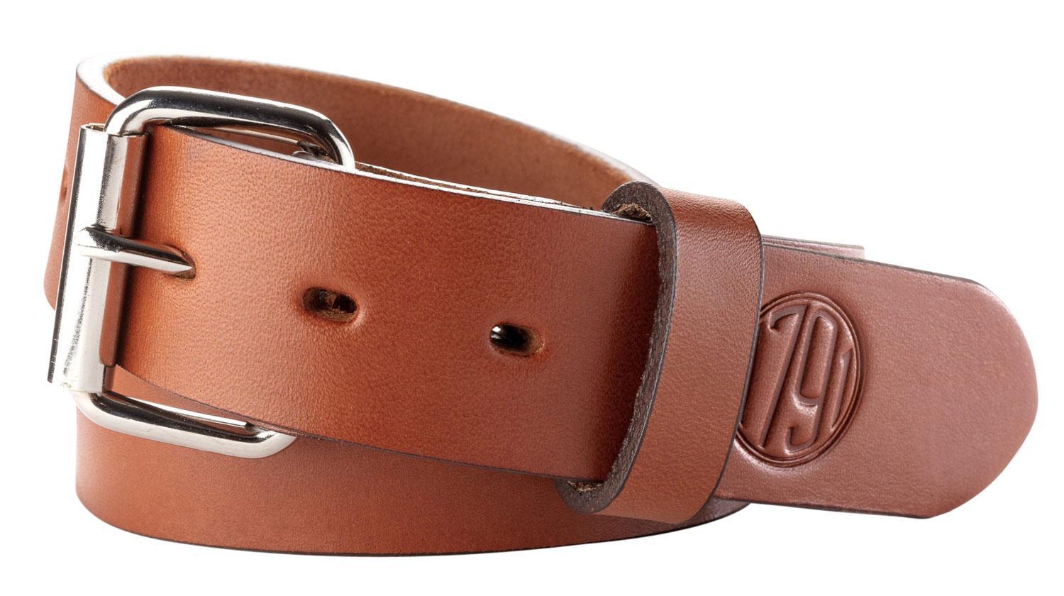 1791 Gunleather BLT013842CBRA 01  Gun Belt Classic Brown Leather