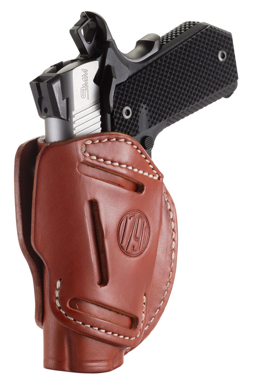 1791 Gunleather 3WH1CBRA 3-Way  IWB/OWB Size 01 Classic Brown Lea
