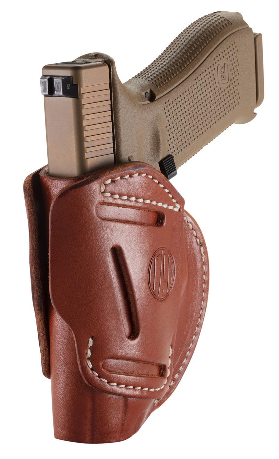 1791 Gunleather 3WH5CBRA 3-Way  IWB/OWB Size 05 Classic Brown Lea