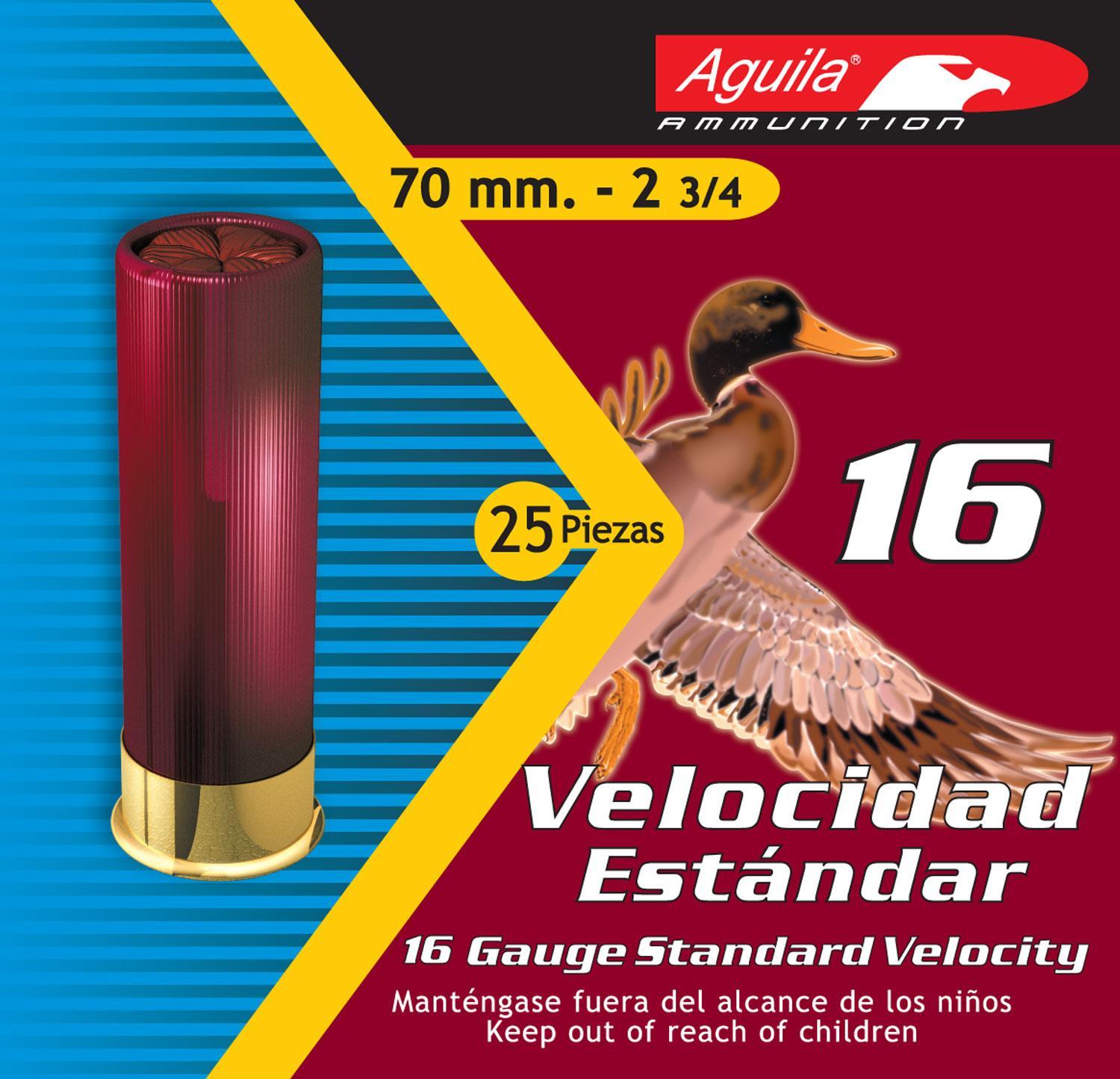 Aguila 1CHB1616 Birdshot Standard Velocity 16 Gauge 2.75 1 oz 6 S