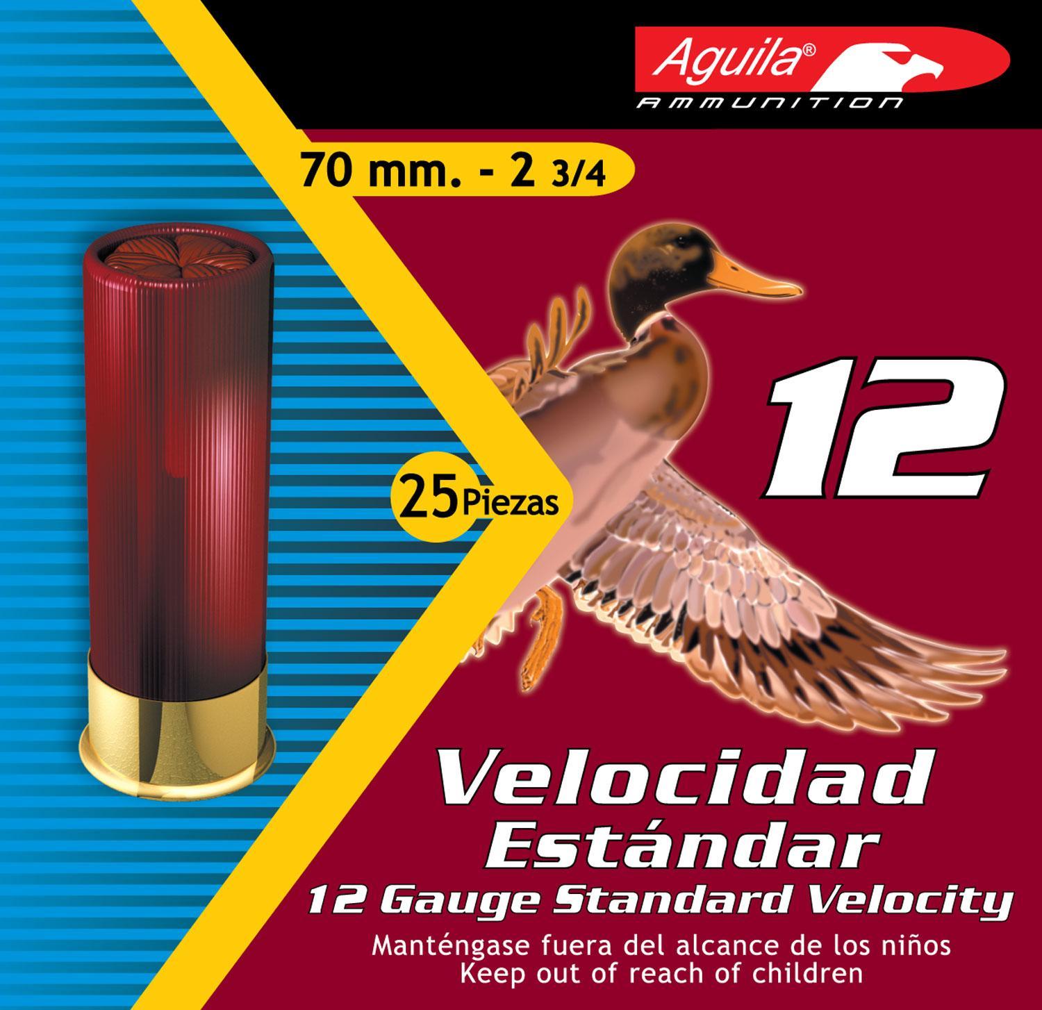 Aguila 1CHB1216 Birdshot Standard Velocity 12 Gauge 2.75 1 1/8 oz