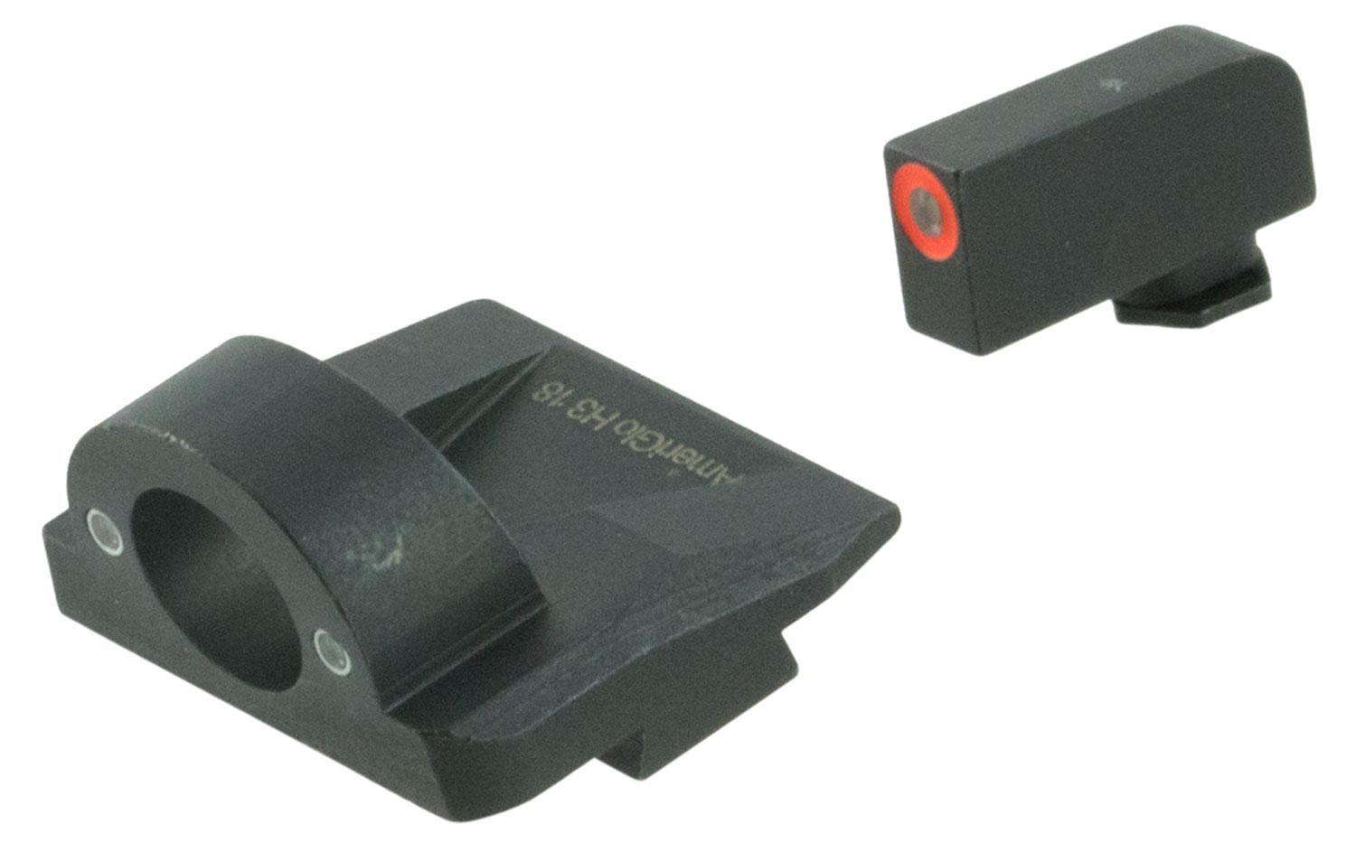 AmeriGlo GL5225 Ghost Ring Sight Set for Glock  Black | Green Tri