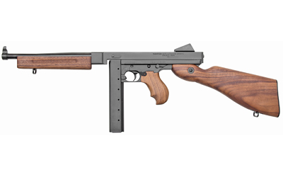 Auto Ordnance M1 Tommy Gun, Semi-automatic Rifle, 45 ACP, 10.5 Barrel, Black Finish, 30Rd Stick Magazine M1SB