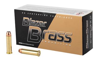 Blazer Ammunition Blazer Brass, 357MAG, 158 Grain, Jacketed Hollow Point, 50 Round Box 5207