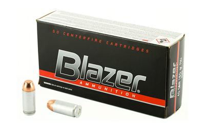 Blazer Ammunition Blazer, 40 S&W, 165 Grain, Full Metal Jacket, 50 Round Box 3589