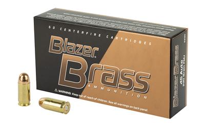 Blazer Ammunition Blazer Brass, 45 ACP, 230 Grain, Full Metal Jacket, 50 Round Box 5230