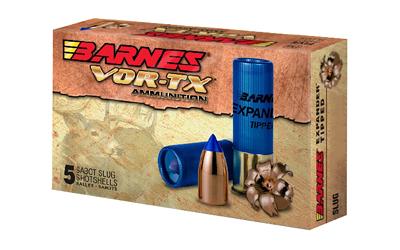 Barnes VOR-TX, 20 Gauge 2.75, 250 Grain Slug, Shotshell, 5 Round Box 20735