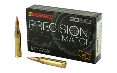 Barnes Precision Match, 338 Lapua, 300 Grain, Open Tip Match Boat Tail, 20 Round Box 30728 Barnes Precision Match, 338 Lapua, 300 Grain, Open Tip Match Boat Tail, 20 Round Box 30728
