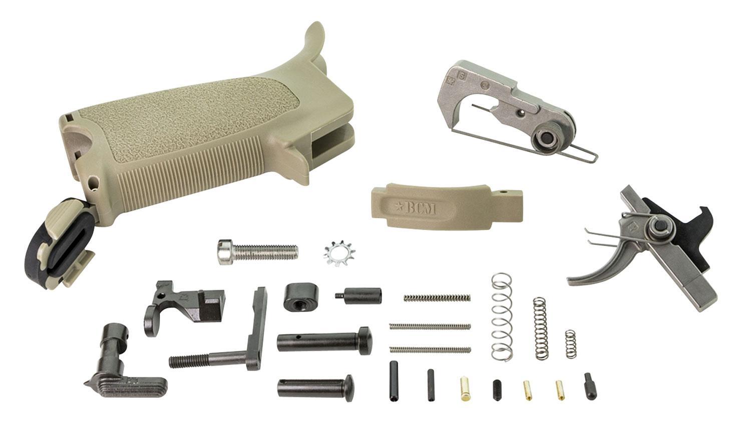 BCM ELPKFDE BCMGunfighter Enhanced AR-15 Polymer Grip Flat Dark E