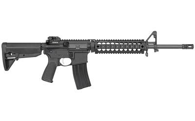 Bravo Company MID-16 Mod 2, Semi-automatic Rifle, 223 Remington/556NATO, 16 Barrel, 1:7 Twist, Mid-length Gas System, Anodized Finish, Black, SOPMOD Stock, BCM Mod 3 Pistol Grip, Mil-Spec F-Marked Forged Front Sight, BCM Mod 4 Charging Handle, QRF Pi