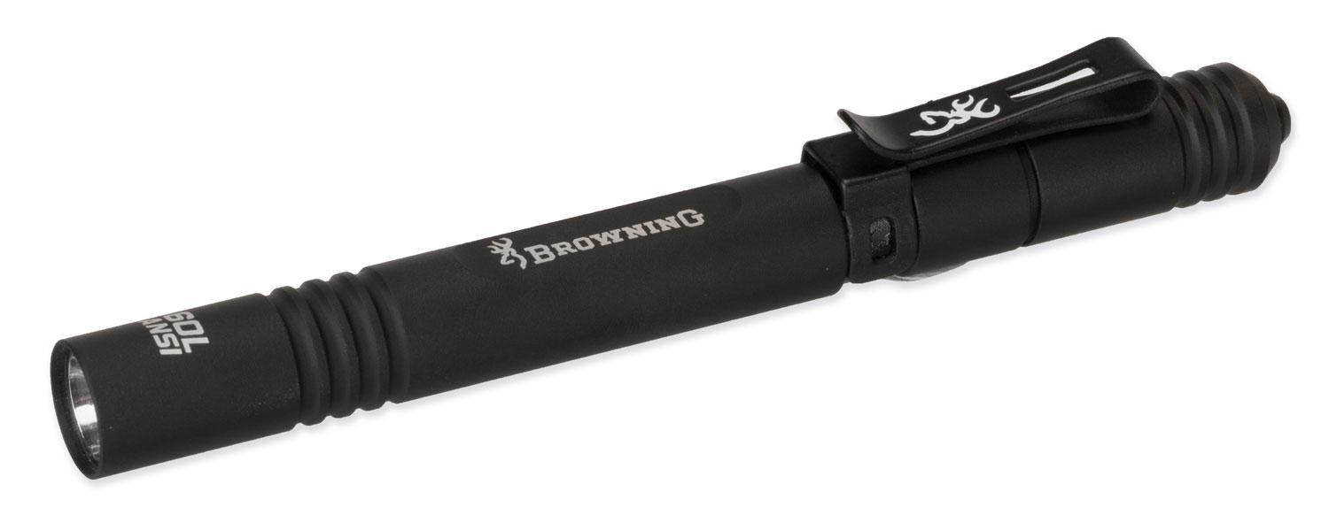 Browning 3712123 Microblast 2 AAA Pen Light  Black 60 Lumens Whit