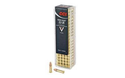 CCI Ammunition Mini Mag, 22LR, 40 Grain, Gilded Lead Roundnose, 100 Round Box 30 CCI Ammunition Mini Mag, 22LR, 40 Grain, Gilded Lead Roundnose, 100 Round Box 30