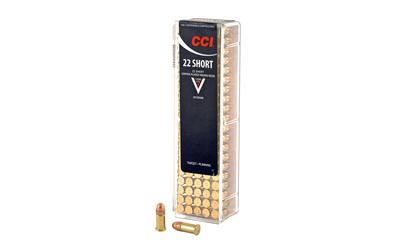 CCI Ammunition High Velocity, 22S, 29 Grain, Gilded Lead Roundnose, 100 Round Box 27