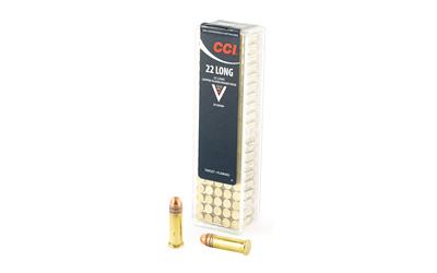 CCI Ammunition High Velocity, 22 Long, 29 Grain, Copper Round Nose, 100 Round Box 29