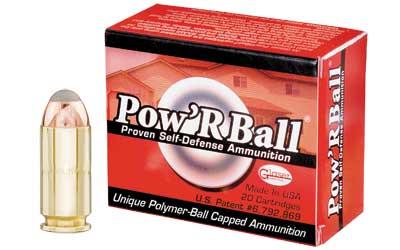 Corbon Ammo Pow'rBall, 40S&W, 135 Grain, Polymer-Tipped, 20 Round Box PB40135