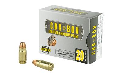 Corbon Ammo Self Defense, 357SIG, 115 Grain, Jacketed Hollow Point, 20 Round Box 357SIG115