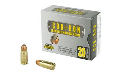 Corbon Ammo Self Defense, 357SIG, 125 Grain, Jacketed Hollow Point, 20 Round Box 357SIG125