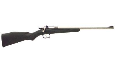 Keystone Sporting Arms Crickett, Gen 2, Compact, Bolt Action, Single Shot Rifle, 22LR, 16.125 Barrel, Stainless Finish, Black Synthetic Stock, Adjustable Sights KSA2245