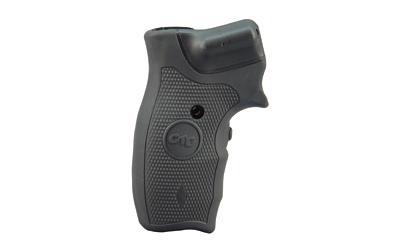 Crimson Trace Corporation Hi-Brite LaserGrip, Fits S&W J Round Butt, Rubber Wraparound 01-1150