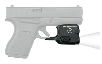 Crimson Trace Corporation Lightguard, 110 Lumen LED White Light, Dual Side Activation, Fits Glock 42/43, Black 01-8290-1