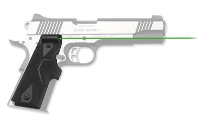 Crimson Trace Corporation Green LaserGrip, Fits 1911 Government/Commander, Black 01-4100-1