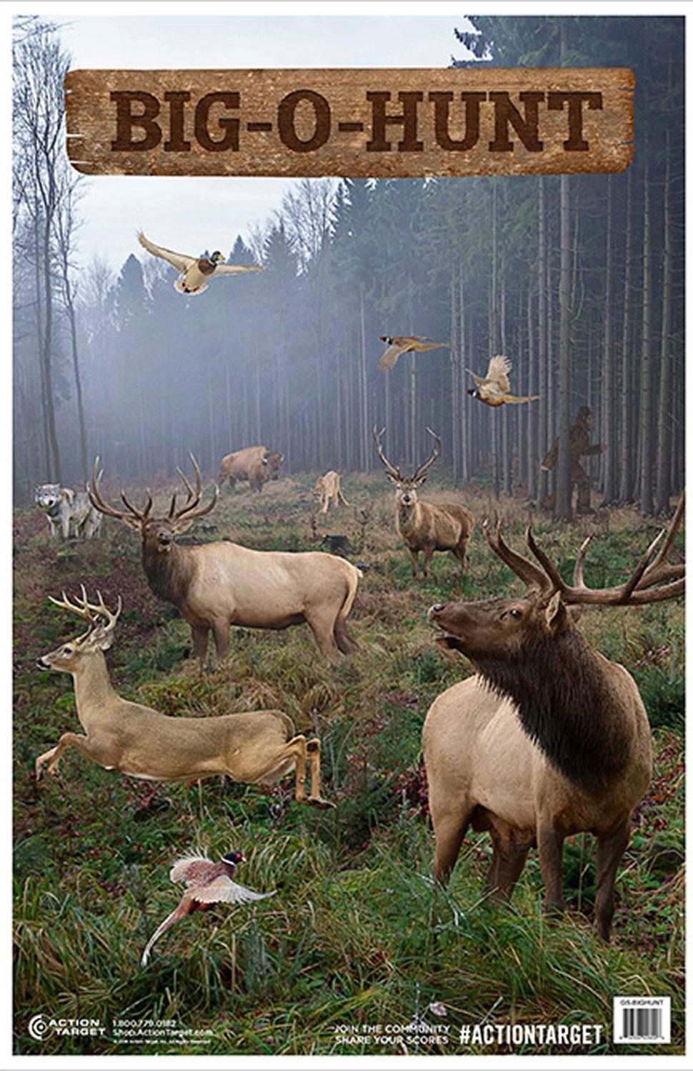 Action Target GSBIGHUNT100 Entertainment  Animals Paper Hanging 2