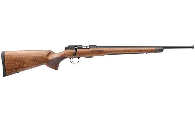 CZ 457 Premium, Bolt Action, 22 LR, 24.8 Threaded Barrel, 1/2x20 Thread Pitch, Blued Finish, Walnut Stock, 5 Round 02371
