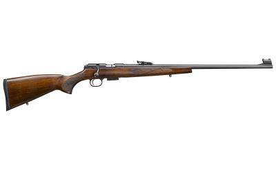 CZ 457 Lux, Bolt Action, 22LR, 24.8 Cold Hammer Forged Barrel, Black Finish, Walnut Stock, Adjustable Sights, 5 Rounds, 1 Magazine 02301