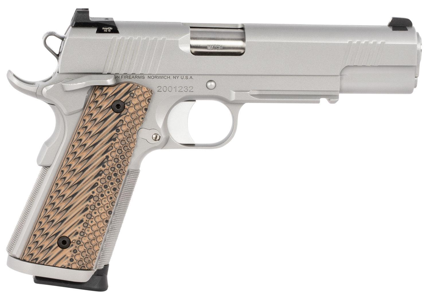 Dan Wesson 01807 Specialist  9mm Luger 10+1 5 Stainless Steel Bar