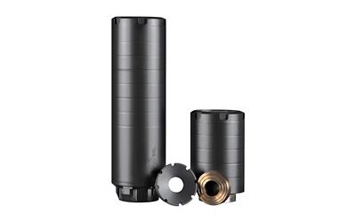 Dead Air Armament Wolfman, Suppressor, 9MM, No Piston, 1.618 Diameter, Black Cerakote Finish, Ships with 1/2-28 Direct-Thread Insert WOLFMAN