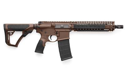 Daniel Defense MK18, Semi-automatic Rifle, 223 Rem/556NATO, 10.3 Cold Hammer Forged Chrome Lined Barrel, 1:7 Twist, Mil Spec+ Brown Cerakote Finish, Daniel Defense Stock/Grip, 32Rd, Daniel Defense RIS II Handguard, 1-32Rd Daniel Defense Magazine 02-0