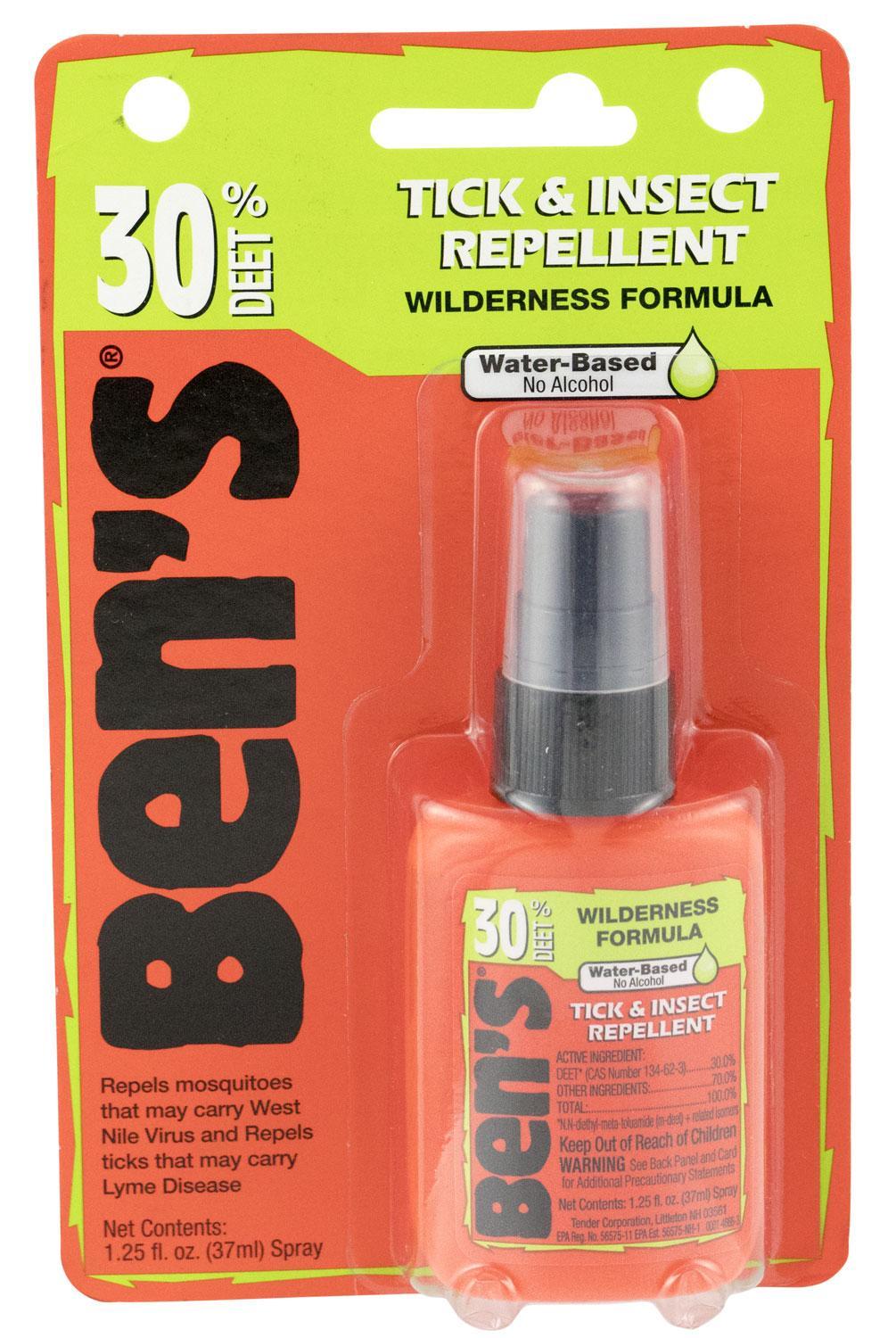 Ben's 00067190 30  Odorless Scent Spray Repels Ticks & Biting Ins