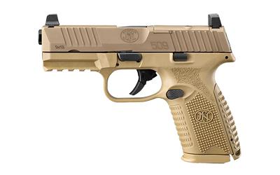 FN America FN 509 Midsize MRD, Semi-automatic, Striker Fired, Mid-Size, 9MM, 4 Barrel, Polymer Frame, Flat Dark Earth Finish, 2-15Rd, Ambidextrous Controls, Non-Manual Safety, Optics Ready 66-100741