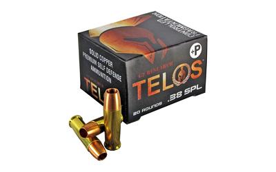 G2 Research Telos, 38 Special +P, 105 Grain, Lead Free, 20 Round Box, California Certified Nonlead Ammunition G00618