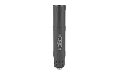 Gemtech Lunar, Pistol Suppressor, 9MM/300BLK Subsonic, Weight 10oz Long/7oz Short, Length 7 Long/ 4.7 Short, Diameter 1.4, 1/2X28 Thread ID Assembly, Black Anodized Finish 12711