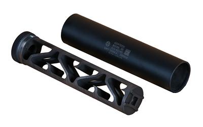 Gemtech GMT-300, Rifle Suppressor, 300 Blackout, Weight 14 oz., 5/8-24 Thread, Sound Reduction: 36-39 dB, Full Auto Rated Black Cerakote Finish with Reduced Visual-IR 12119