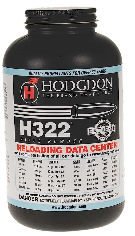 HODGDON H322 1LB CAN 10CAN/CS