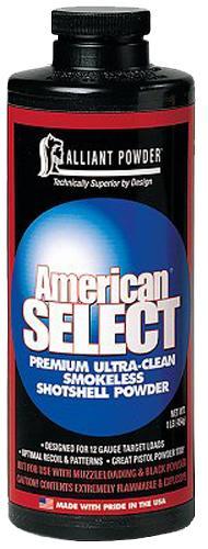 Alliant Powder AMERICAN Shotshell Powder American Select Shotgun