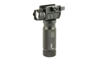 Leapers, Inc. - UTG Flashlight, New Gen 400 Lumen, Fits Picatinny, w/ Quick Detach Mount Base, Black Finish MNT-EL228GPQ-A