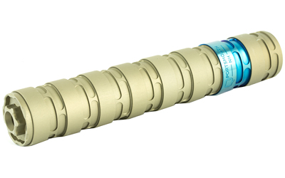 Q Erector Modular Rimfire Suppressor, .99 Diameter, 22LR, 7.6, Aluminum and Stainless Steel, Gray, 1/2X28 Thread Pitch SIL-E-22