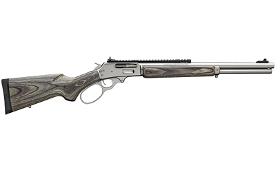 Marlin Firearms 1895 SBL Lever Action Rifle, 45-70 Government, 19 Cold Hammer-Forged Stainless Steel Threaded Barrel, Polished Stainless Finish, Gray Laminate Stock, Fiber Optic Front Sight with Tritium Ring, Adjustable Ghost Ring Rear Aperture, Full Marlin Firearms 1895 SBL Lever Action Rifle, 45-70 Government, 19 Cold Hammer-Forged Stainless Steel Threaded Barrel, Polished Stainless Finish, Gray Laminate Stock, Fiber Optic Front Sight with Tritium Ring, Adjustable Ghost Ring Rear Aperture, Full