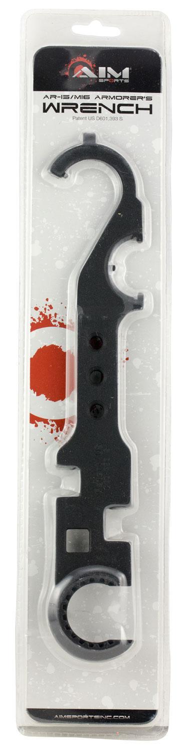 Aim Sports PJTW3 Combo Wrench  Black Powder Coated Steel Metal AR