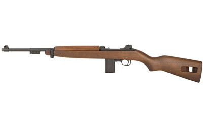 Inland Manufacturing M1 1945 Carbine, Semi-automatic Rifle, 30 Carbine, 18 Barrel, Black Finish, Walnut Stock, Adjustable Rear Sights, 1-15Rd Magazine, Bayonet Lug ILM130