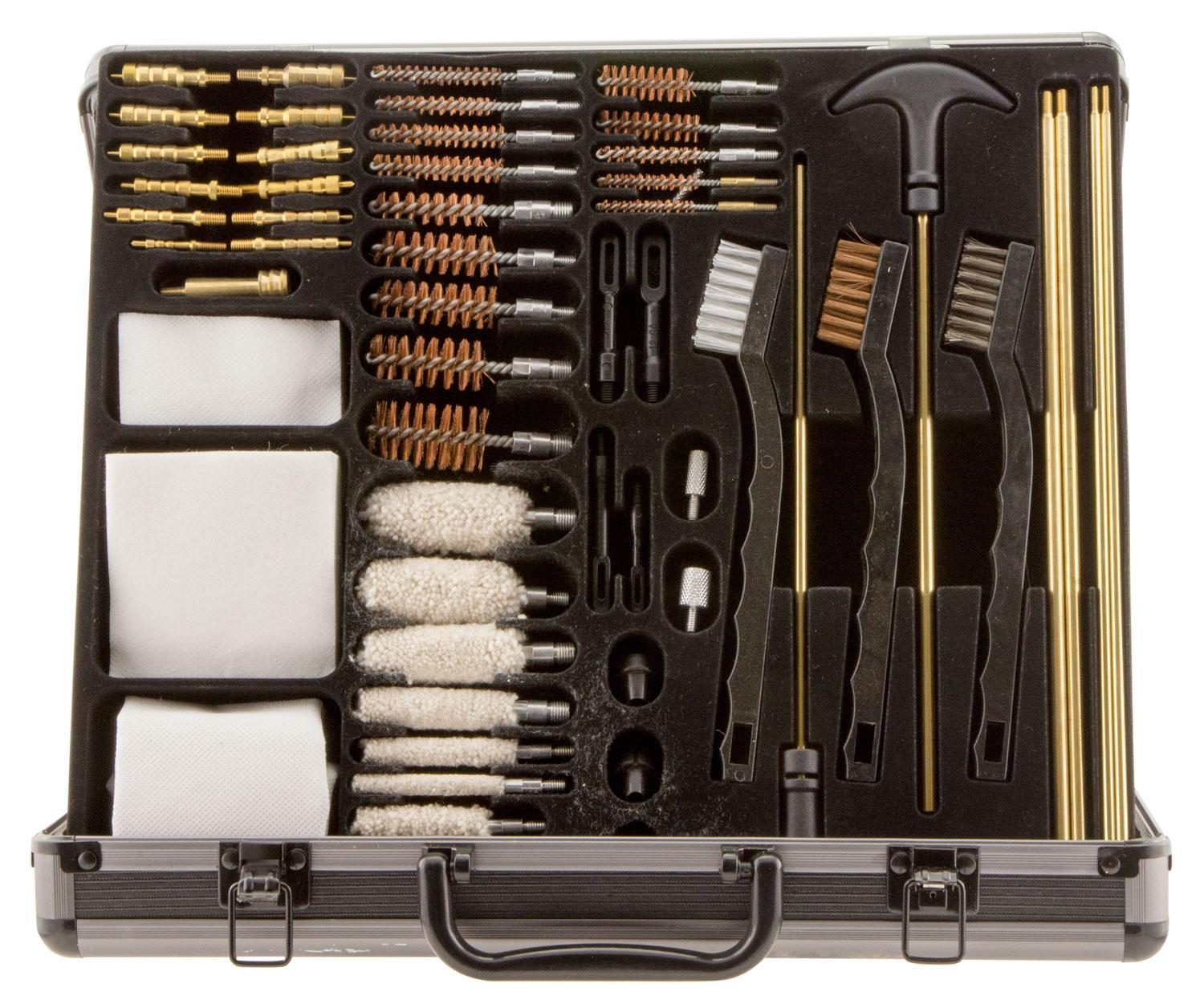 Outers 70090 Aluminum Case 62-Piece Universal Kit Multi-Caliber 6