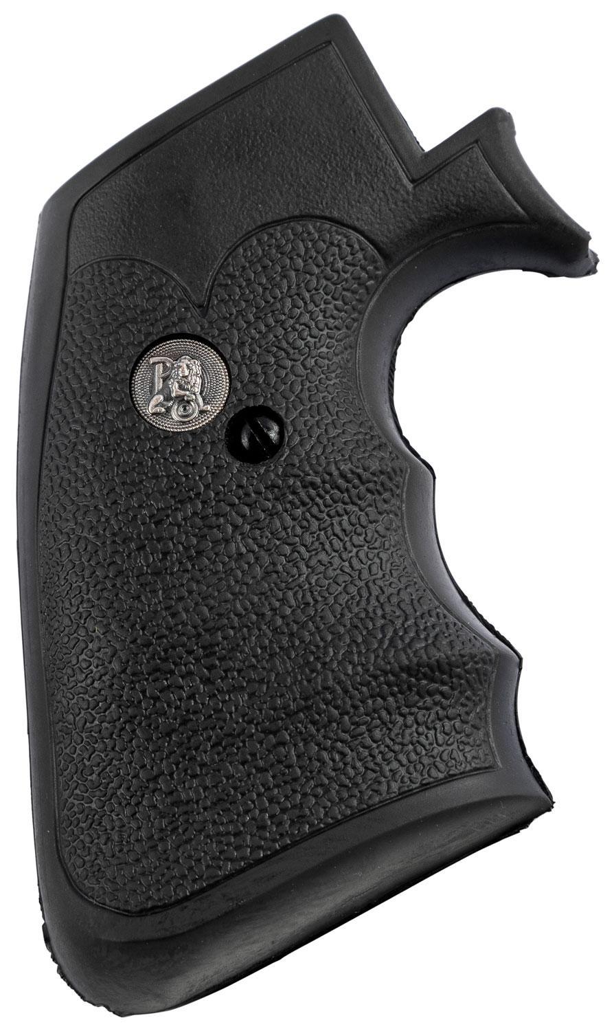 Pachmayr 05134 Decelerator Grip Checkered Black Rubber with Finge