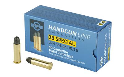 Prvi Partizan 38 Special, 158 Grain, Lead Round Nose, 50 Round Box PPH38SL