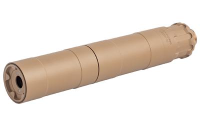 Rugged Suppressors Obsidian 9 with ADAPT Modular Technology, Pistol Suppressor, 9MM, Includes 1/2X28 Piston, Aluminum Tube, 17-4 PH Baffles, Flat Dark Earth, Cerakote Finish OBSFDE9