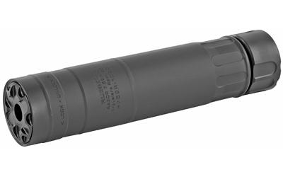 Rugged Suppressors Razor 762 Rifle Suppressor, 7.62mm Rated Up to 300 Rem Ultra Magnum, Diameter 1.5, Length 6.4, Weight 15.3 oz, Black Cerakote Finish, Stellite Core Baffles, Made of 17-4 PH Stainless, Includes 5/8x24 Flash Hider RZR01762